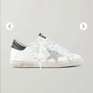 Golden Goose Superstar Glittered Sneakers size 38